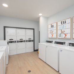 laundry room at The View at NoDa located in Atlanta, GA.