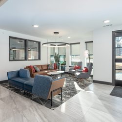 living room at The View at NoDa located in Atlanta, GA.