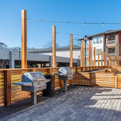 beautiful exterior view at The View at NoDa located in Atlanta, GA.